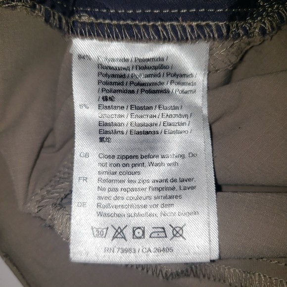 HELLY HANSEN Tan Khaki Cargo Shorts Size Small - Picture 7 of 8